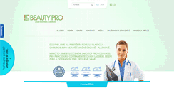 Desktop Screenshot of beautypro-studio.cz